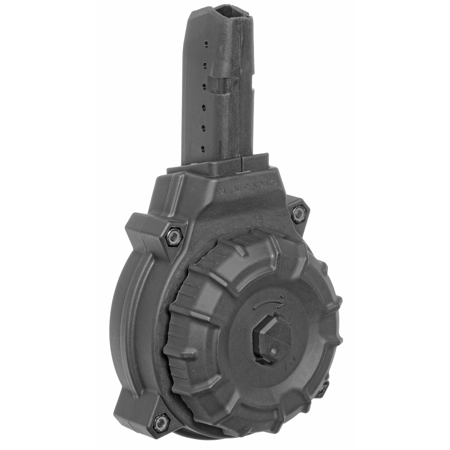 ProMag Industries DRM-A12 50-Round 9mm Magazine for AR-15 and Glock Pistols, Black