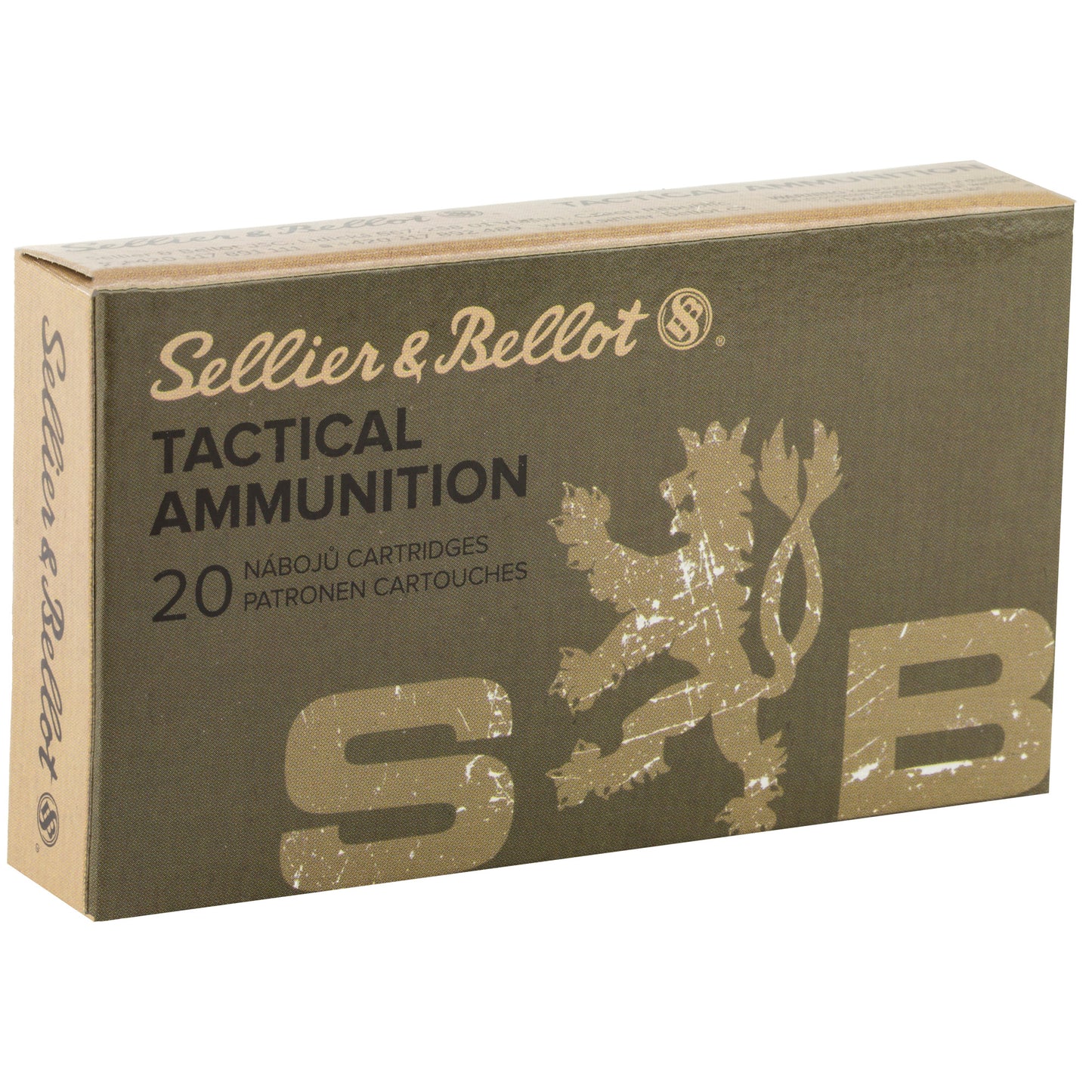 Sellier & Bellot 300 Blackout 200-Grain FMJ Subsonic Rifle Ammunition (20 Rounds)
