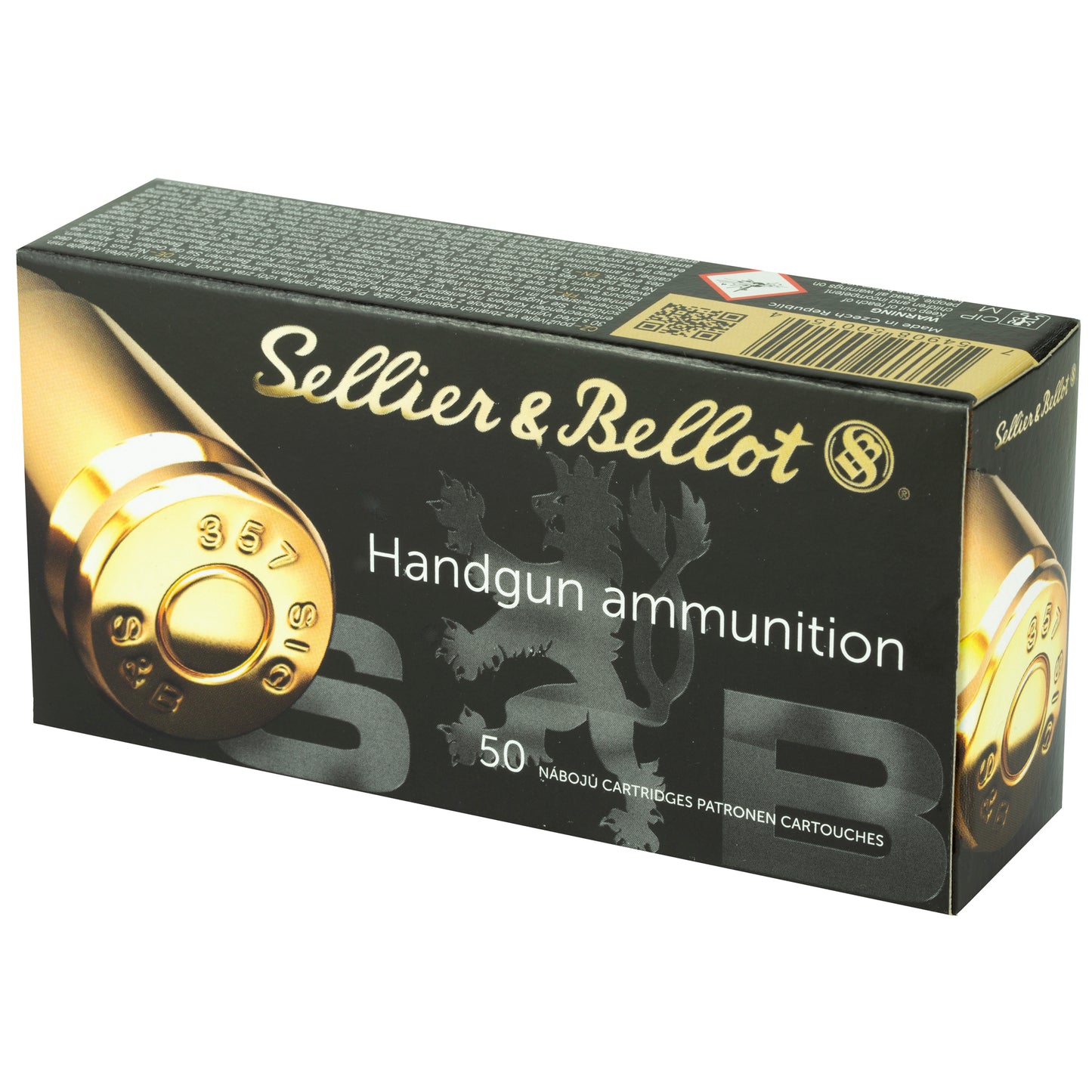 Sellier & Bellot 357 Sig 140-Grain Full Metal Jacket Pistol Ammunition - 50 Rounds