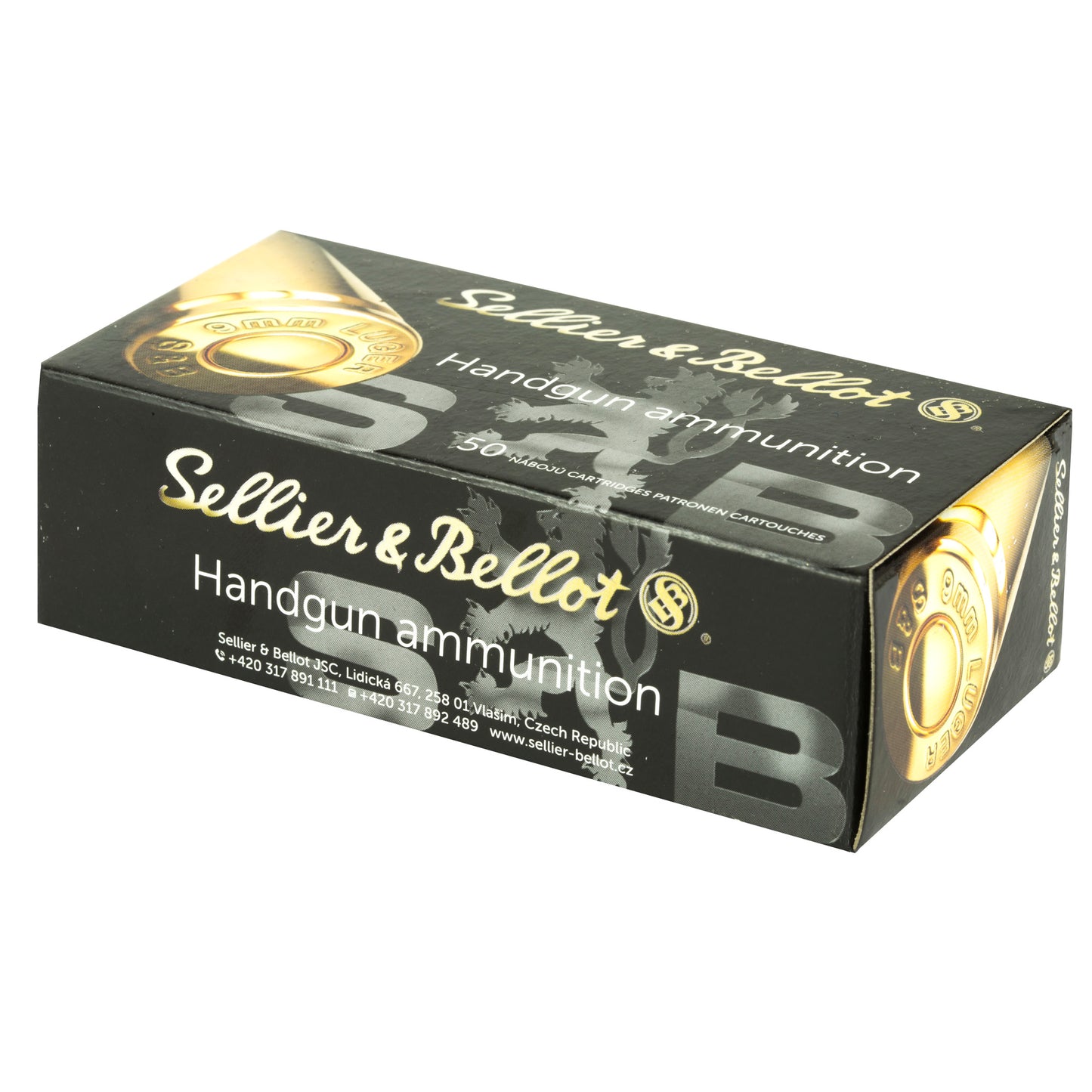 Sellier & Bellot 9mm Subsonic 150-Grain FMJ Ammunition * Reliable Full Metal Jacket for Target Practice and Training