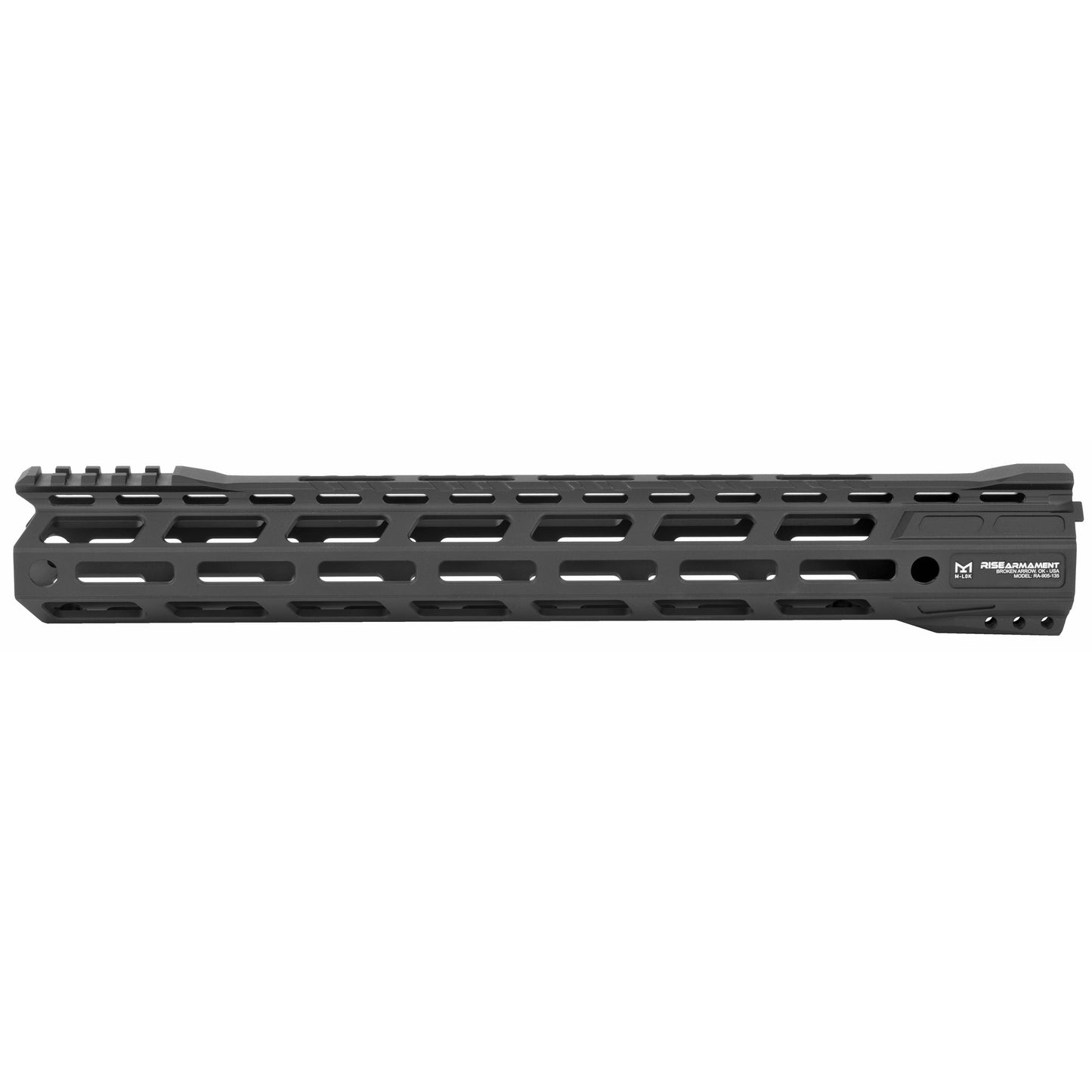 Rise Armament RAI-905-135-BLK 13.5-inch M-LOK Handguard for AR-15 in Black