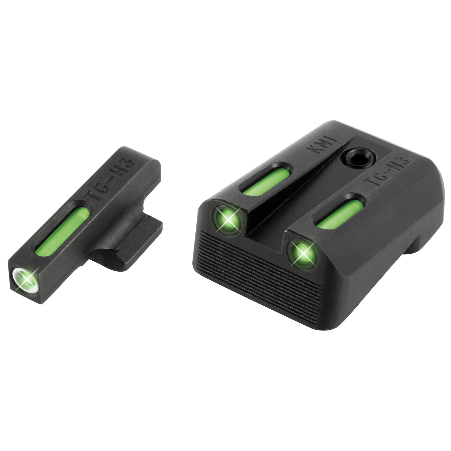TRUGLO Brite-Site TFX Tritium & Fiber-Optic Sight for Kimber Pistols - Green