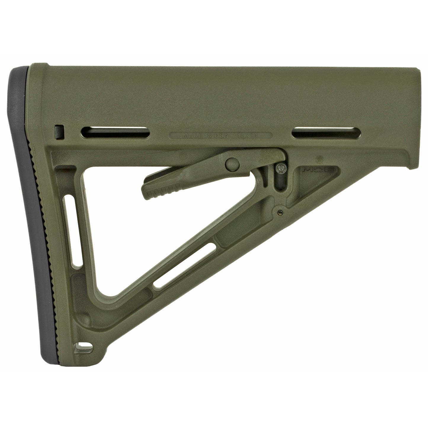 Magpul Industries MOE Carbine Stock Mil-Spec Model in Olive Drab Green (Part #MAG400-ODG)