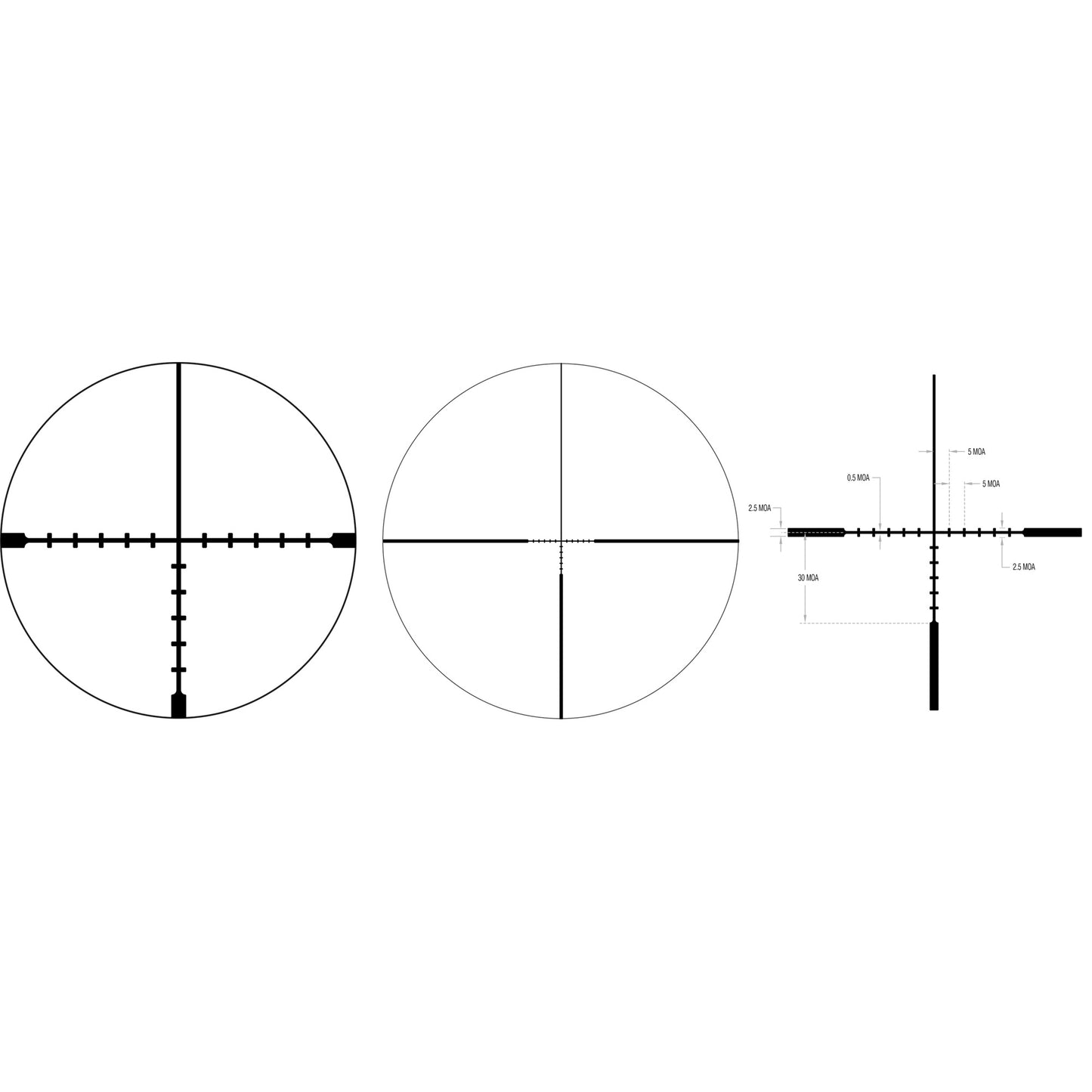 Trijicon Ascent 1-4x24 Tactical Riflescope with BDC Target Holds Reticle