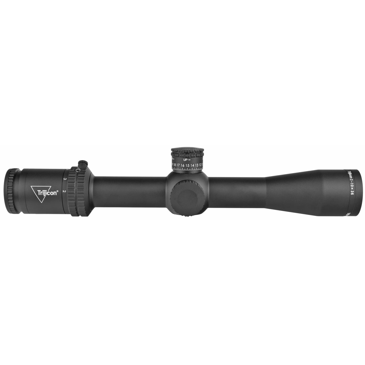 Trijicon Credo 2-10x36 First Focal Plane Tactical Rifle Scope with Red MOA Precision Tree Reticle