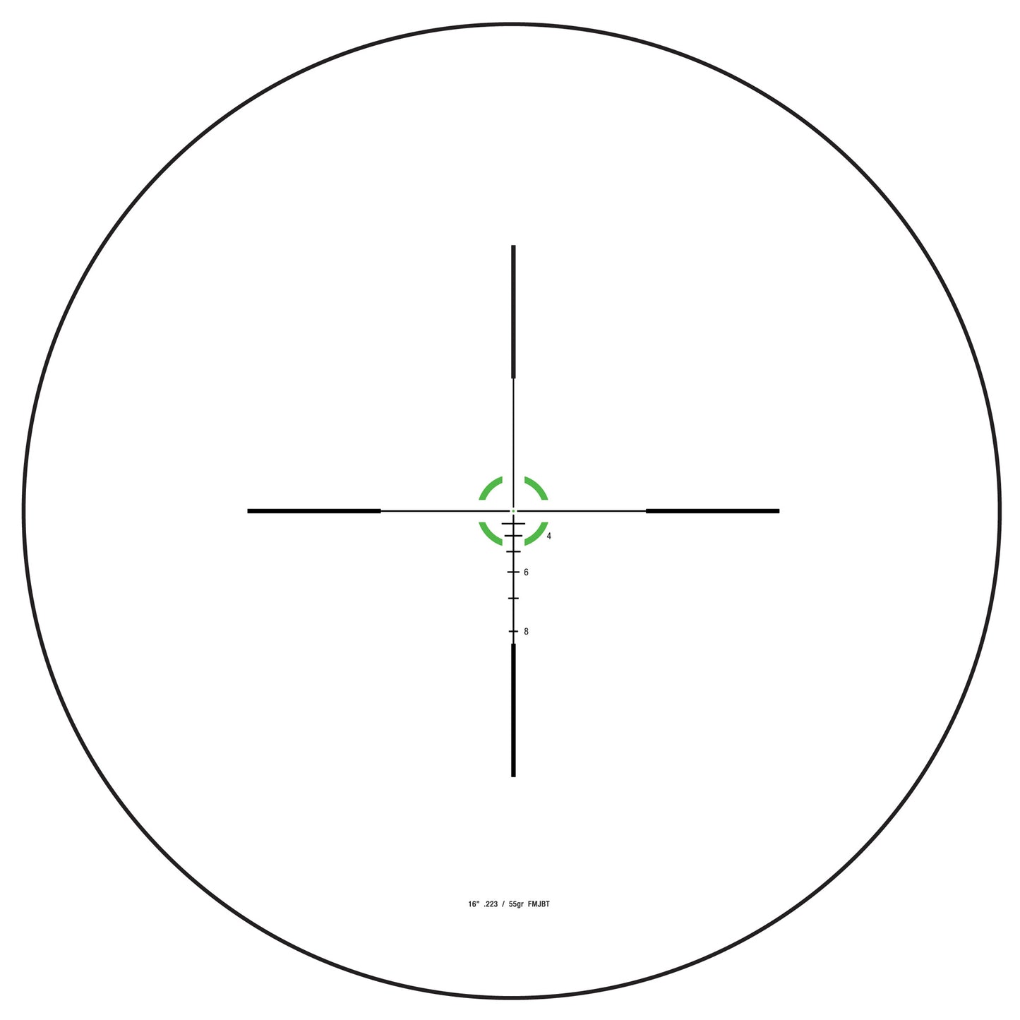 Trijicon Credo 1-6x24 Scope with Green BDC Segmented Circle Reticle for Tactical and Hunting Applications