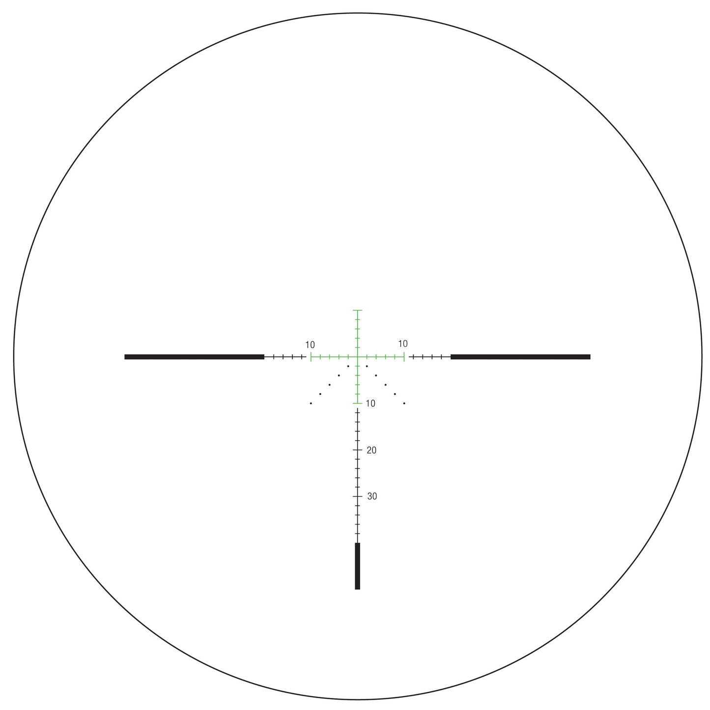 Trijicon Credo 3-9x40 Rifle Scope with Green MOA Precision Hunter Reticle