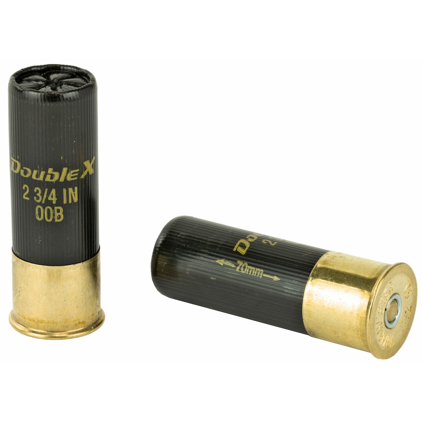 Winchester Ammunition Double X 12 Gauge 00 Buckshot Shotshells * High-Velocity Hard Copper Plated Buckshot for Long-Range Performance