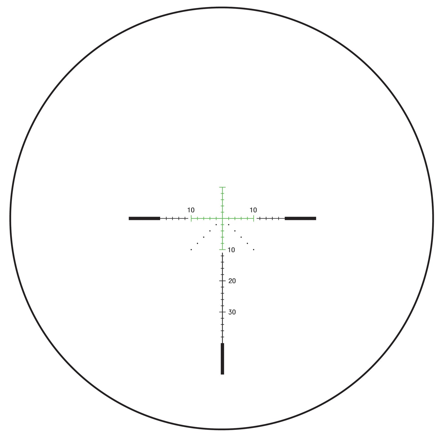 Trijicon Credo HX 2.5-10x56 Rifle Scope with Green MOA Precision Hunter Reticle
