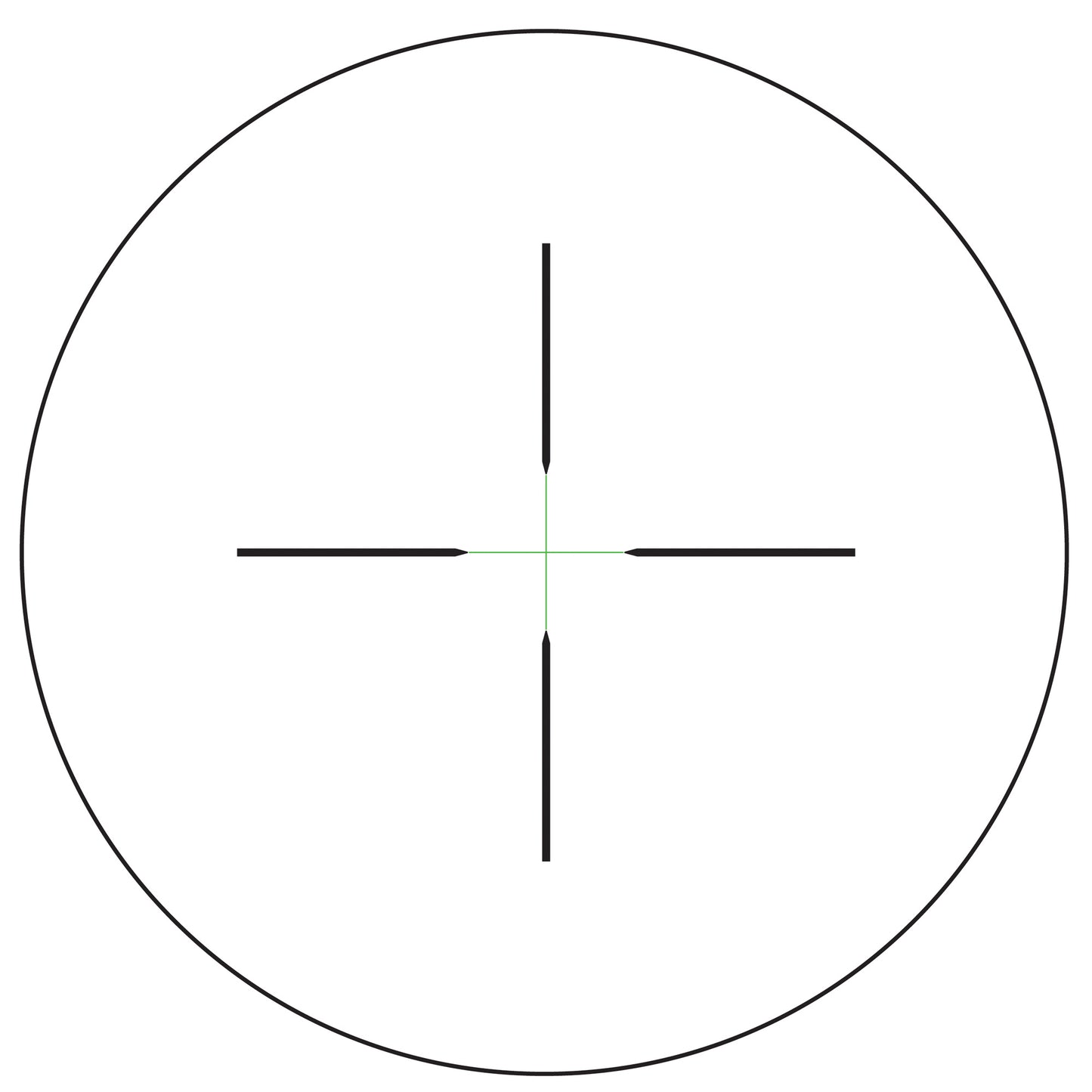 Trijicon Credo HX 2.5-10x56 Rifle Scope with Green Standard Duplex Reticle