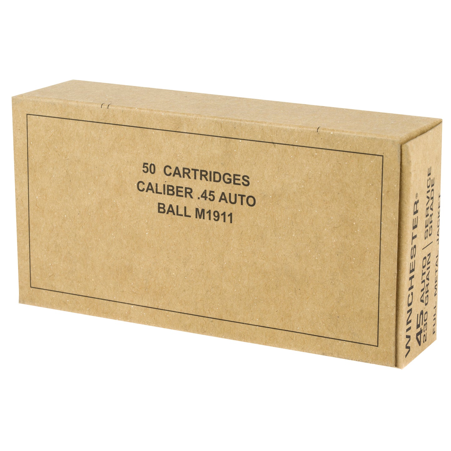 Winchester Ammunition Service Grade 45 ACP 230-Grain Full Metal Jacket - 50 Rounds Per Box