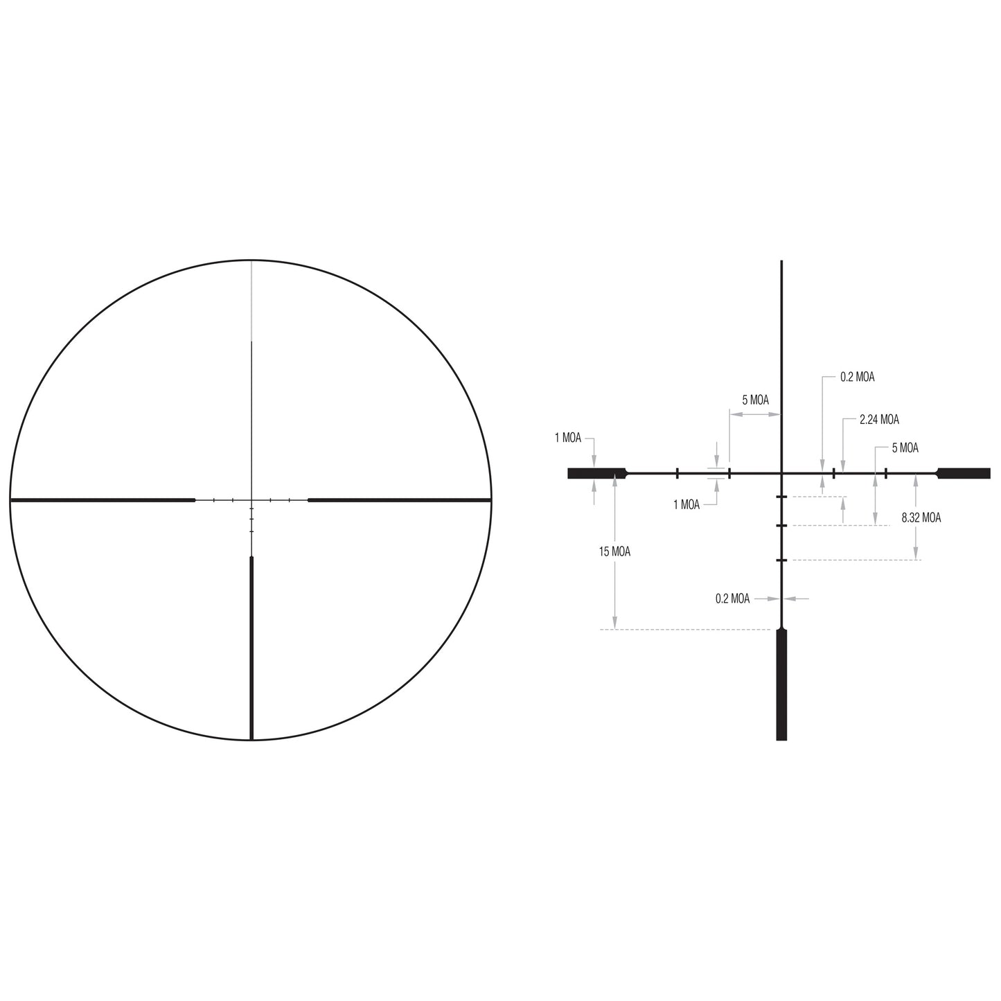 Trijicon Huron 3-12x40 Rifle Scope with BDC Hunter Holds Reticle * Versatile Optic for North American Whitetail Deer Hunting
