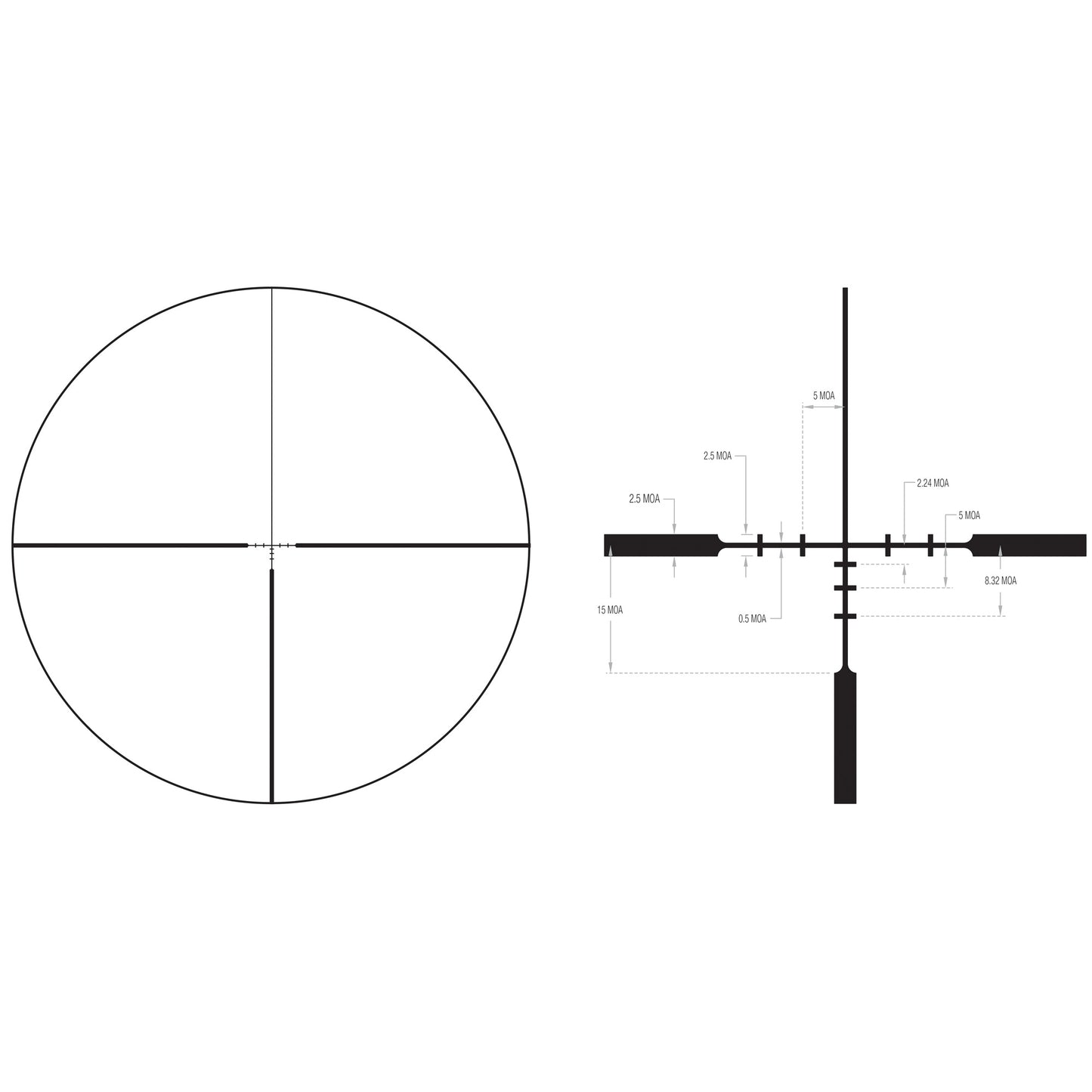 Trijicon Huron 1-4x24 Rifle Scope with BDC Hunter Holds Reticle * Lightweight 30mm Low Power Variable Optic for Deer Hunting