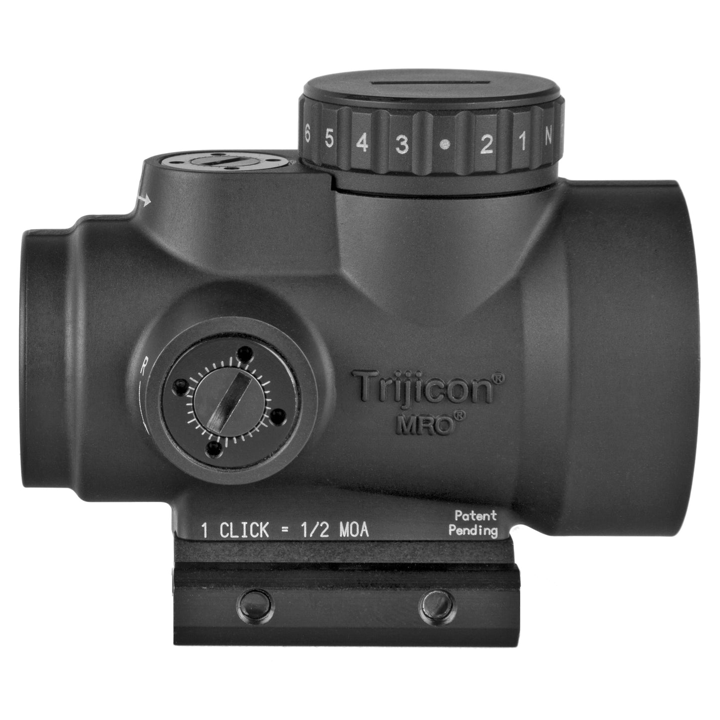 Trijicon MRO HD Red Dot Sight with Low Mount * 25mm Objective, 2 MOA & 68 MOA Reticle, Black