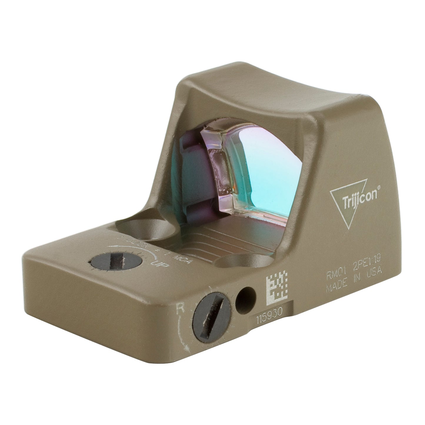 Trijicon RMR Type 2 3.25 MOA Flat Dark Earth Reflex Sight for Pistols and Rifles