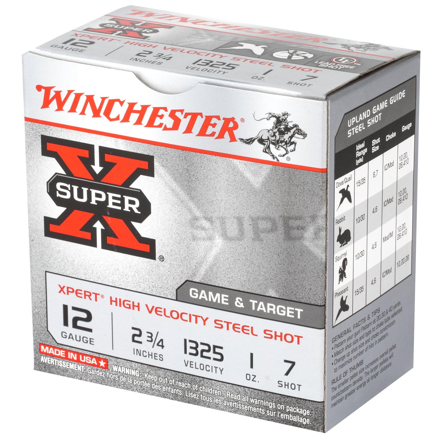 Winchester Ammunition Xpert Target 12 Gauge Steel Shot, 1 oz, #7 - 25 Rounds