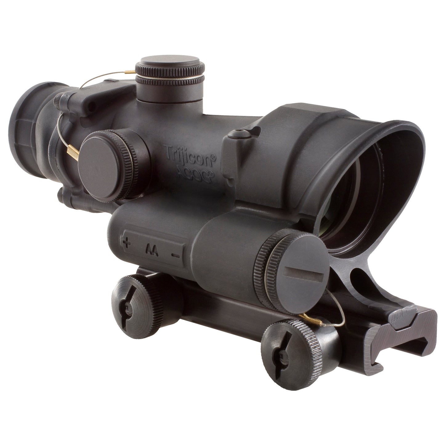 Trijicon ACOG 4x32 LED Rifle Scope with Red Crosshair for .223 Caliber, Black