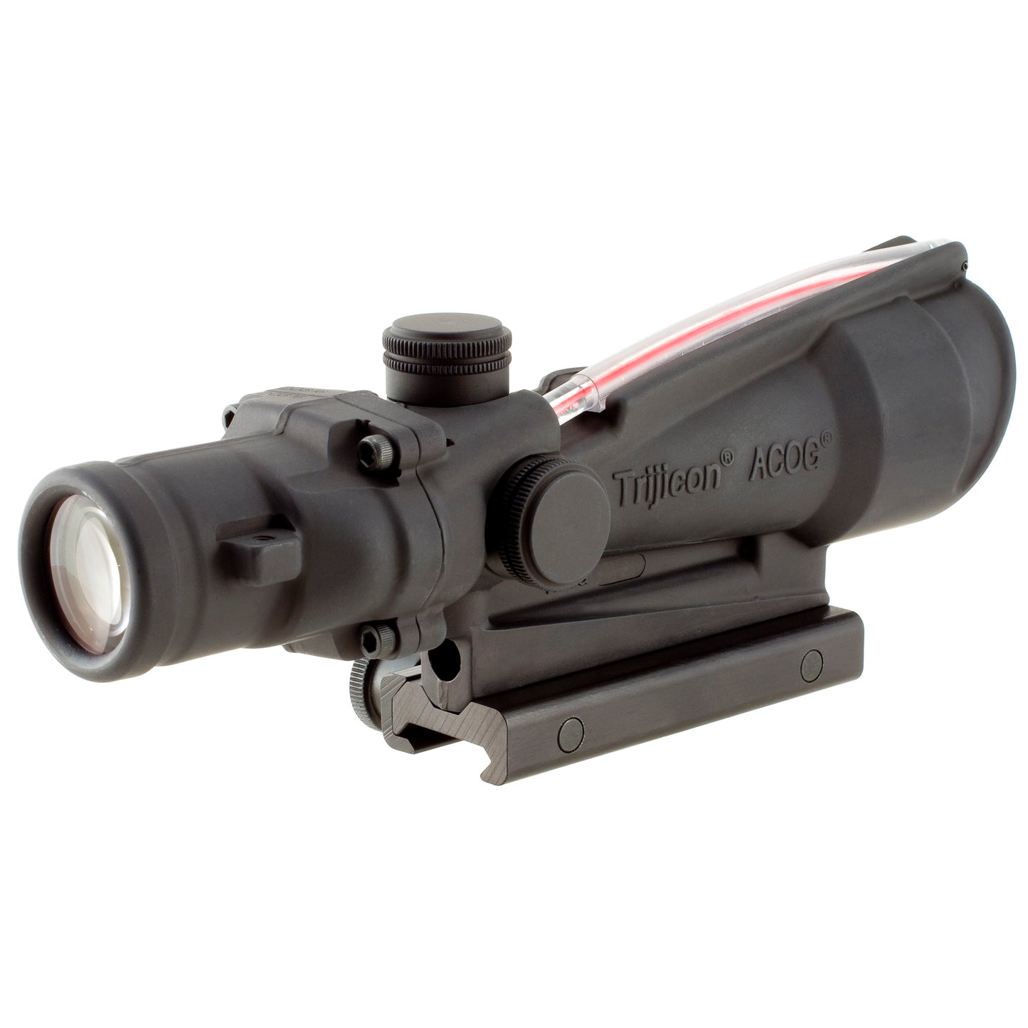 Trijicon ACOG 3.5X35 Red Chevron .308 Rifle Scope * Durable Fixed Power Optic with Illuminated Reticle