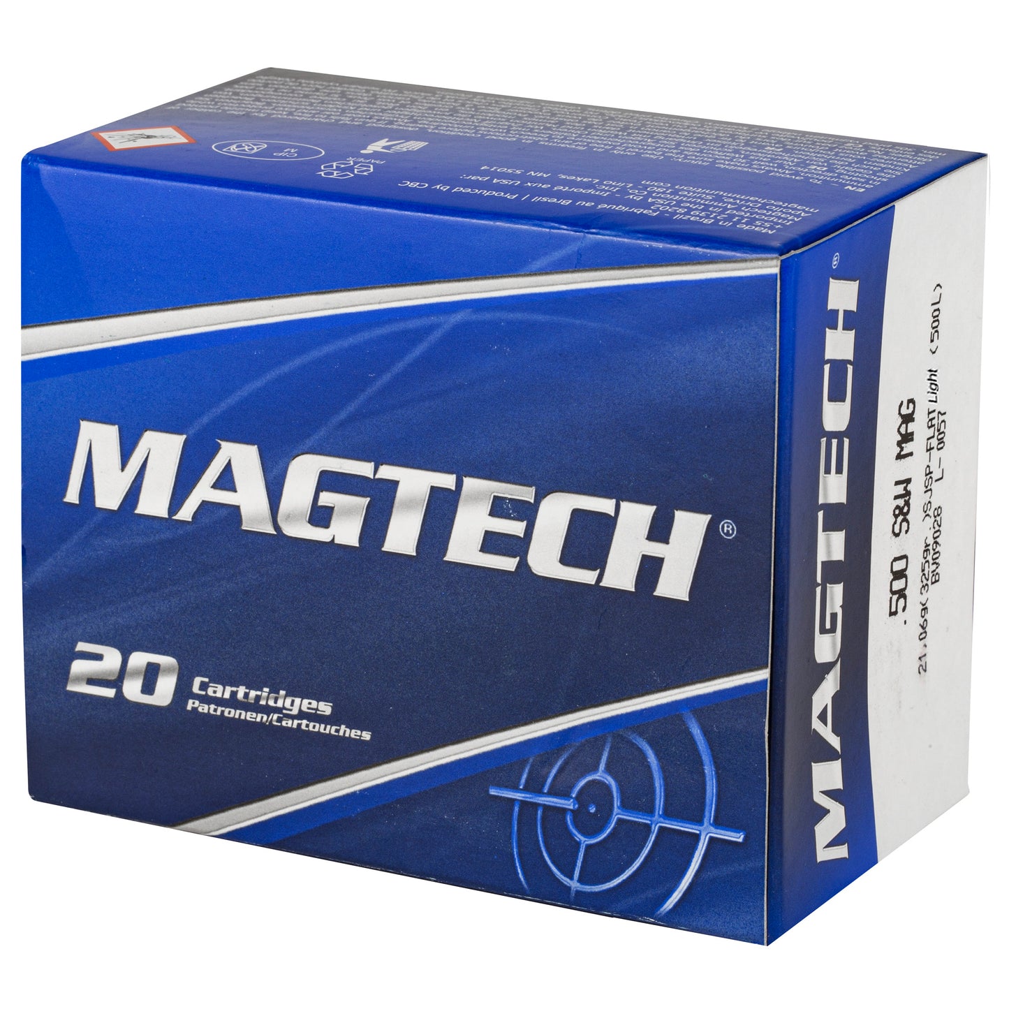 Magtech 500 S&W 325-Grain Semi Jacketed Soft Point Ammunition * Sport Shooting Series