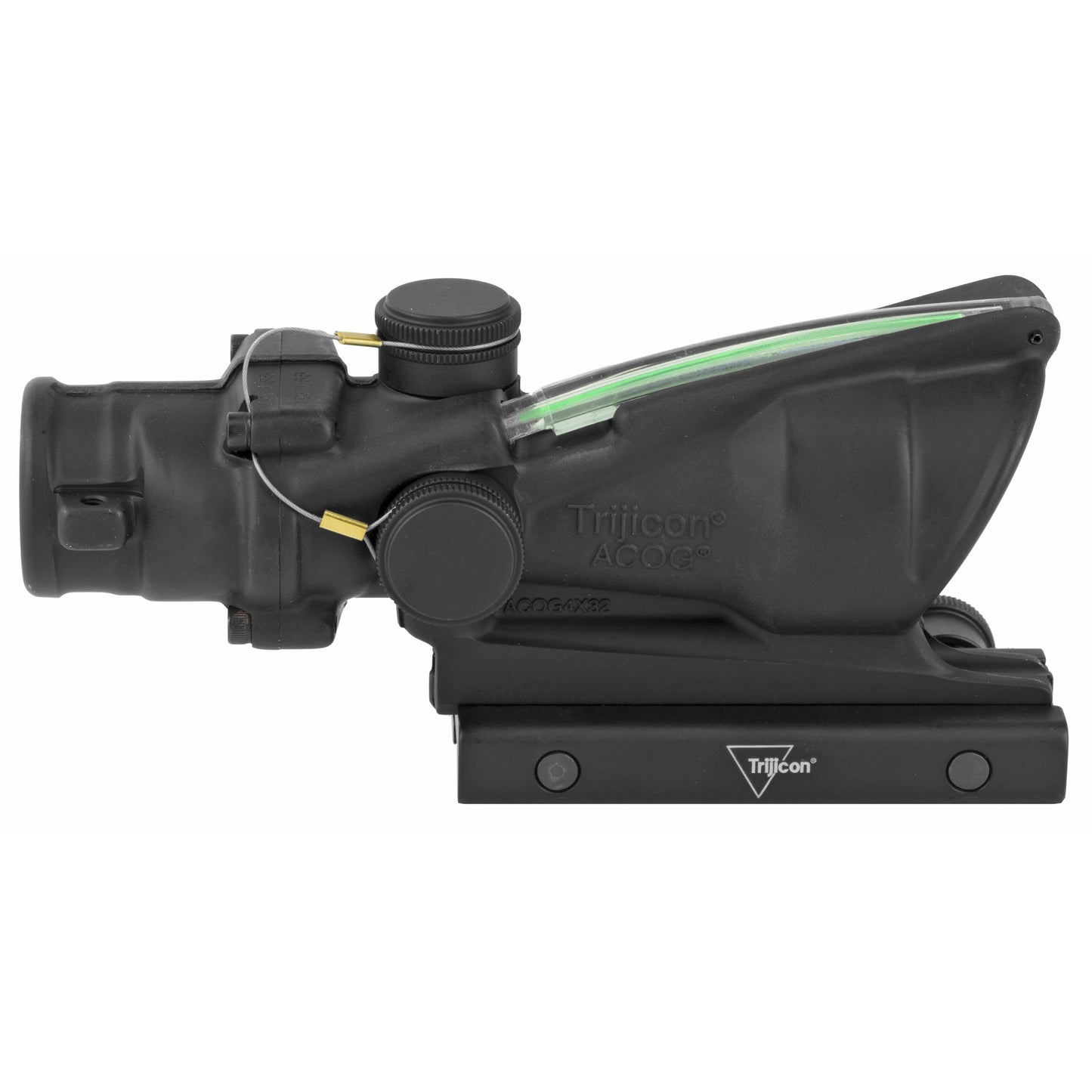 Trijicon ACOG 4x32 Green Horseshoe BAC Rifle Scope with Flattop Adapter
