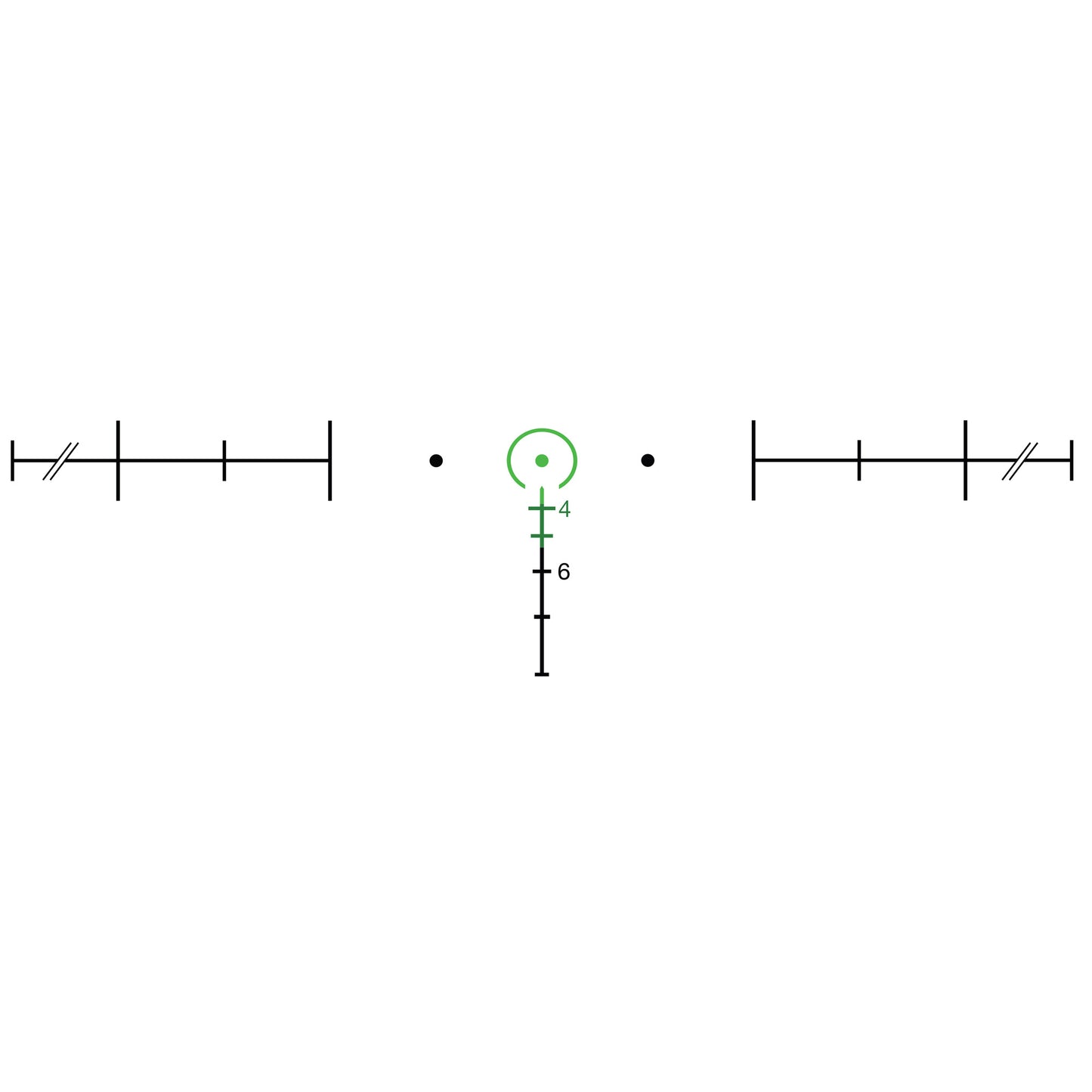 Trijicon ACOG 4x32 Rifle Scope with Green Horseshoe .223 Reticle