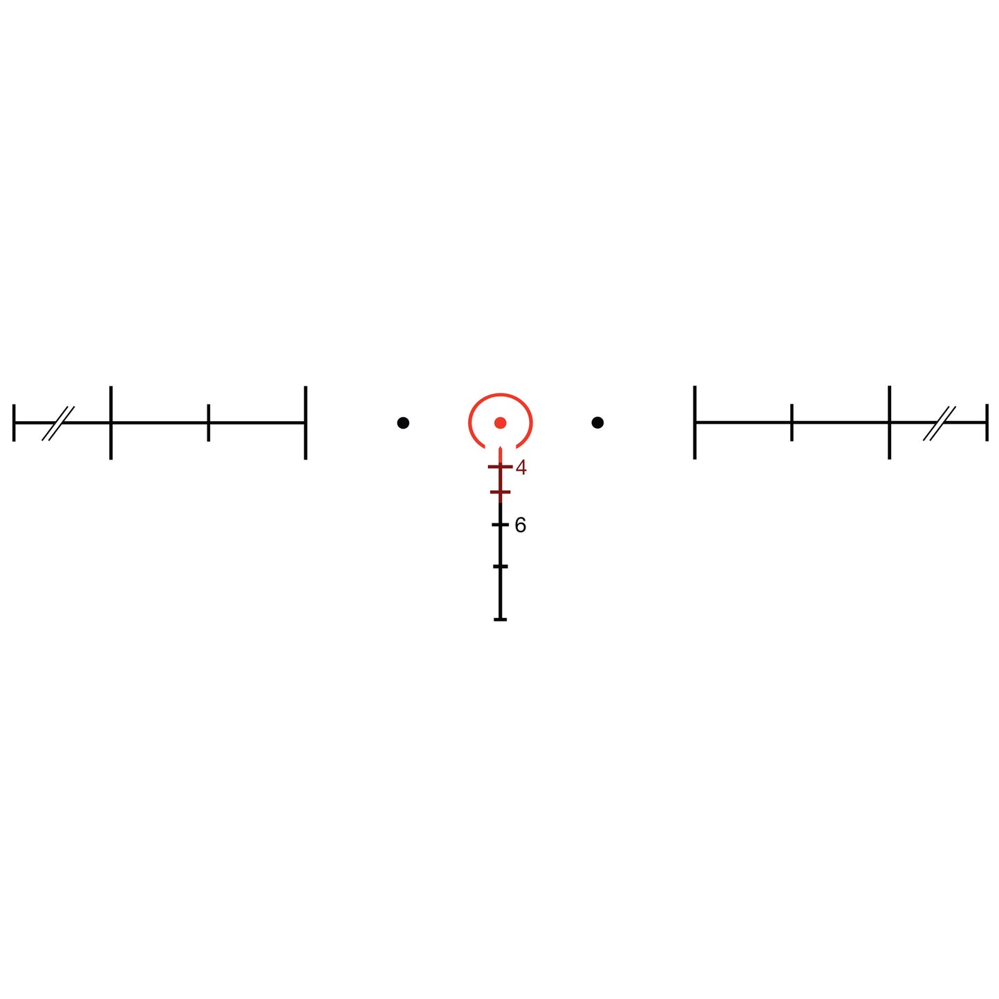 Trijicon ACOG 4x32 Rifle Scope with Red Horseshoe .223 Reticle