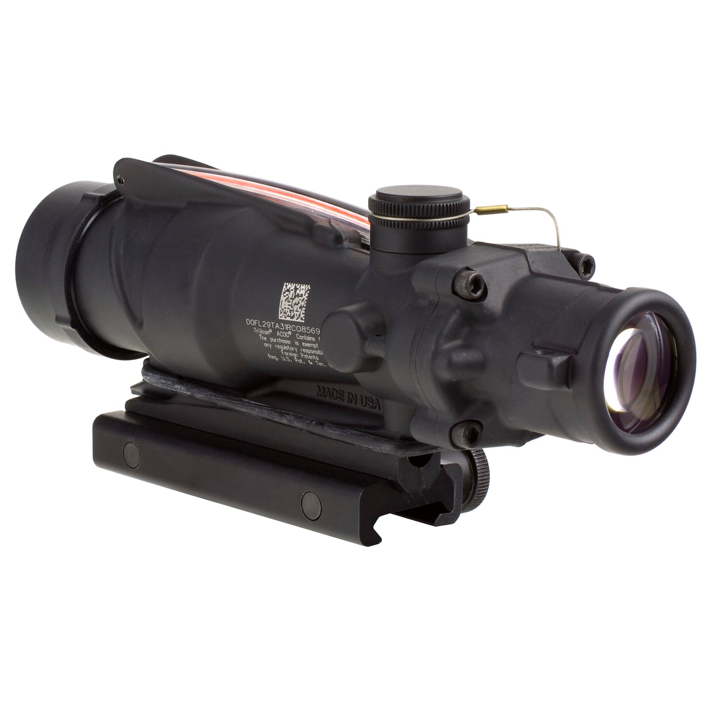 Trijicon ACOG RCO 4x32 Red Chevron Rifle Scope for M16A4 * Durable 32mm Fixed Power Optic with Illuminated Reticle