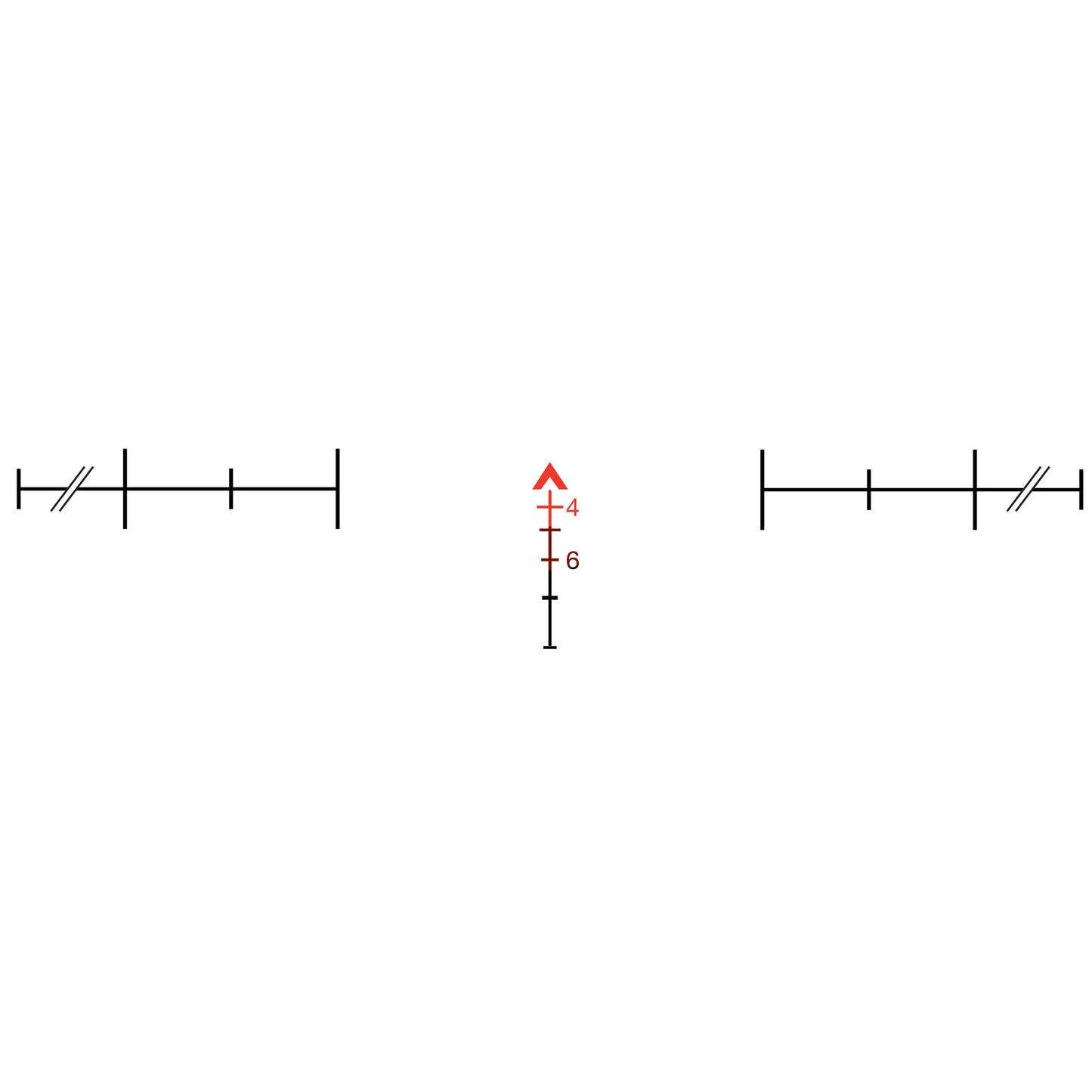 Trijicon ACOG RCO 4x32 Red Chevron Rifle Scope for M16A4 * Durable 32mm Fixed Power Optic with Illuminated Reticle