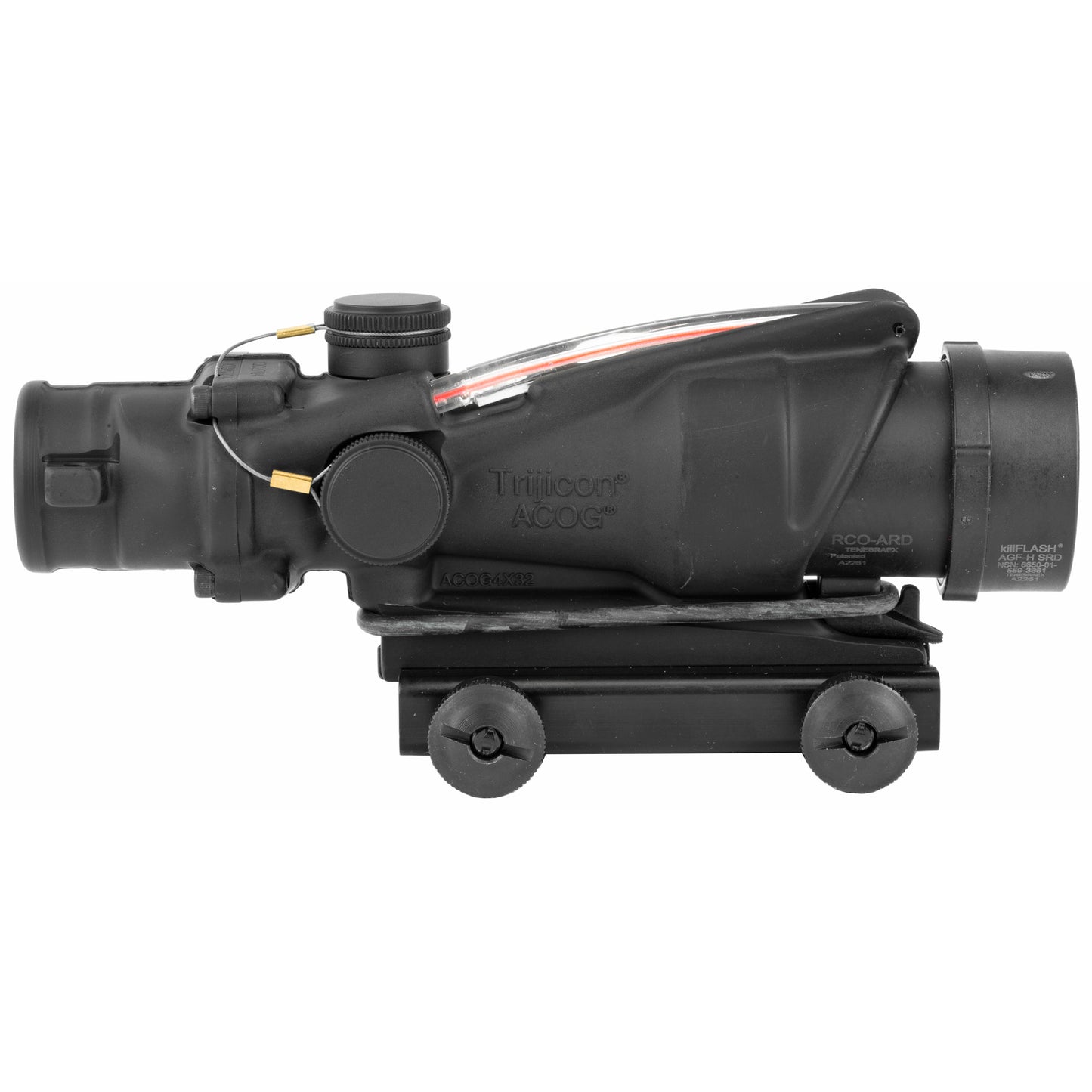 Trijicon ACOG RCO 4x32 Red Chevron Rifle Scope for M4 - Durable Compact Optic