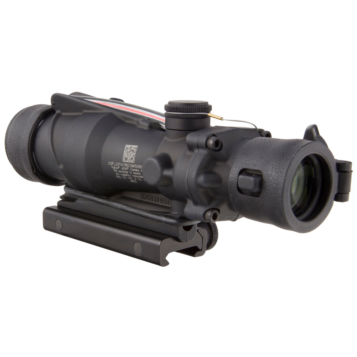 Trijicon ACOG RCO 4x32 Rifle Scope with Red Chevron Reticle * Durable Compact Optic for Tactical and Hunting Use