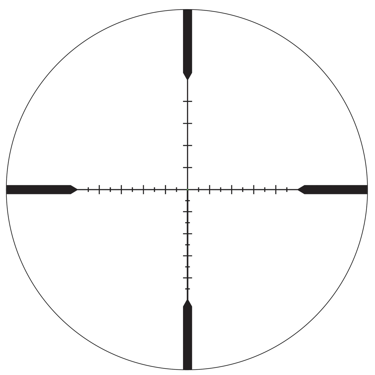 Trijicon Tenmile 6-24x50 Long-Range Riflescope with Green LED Dot MRAD Ranging Reticle
