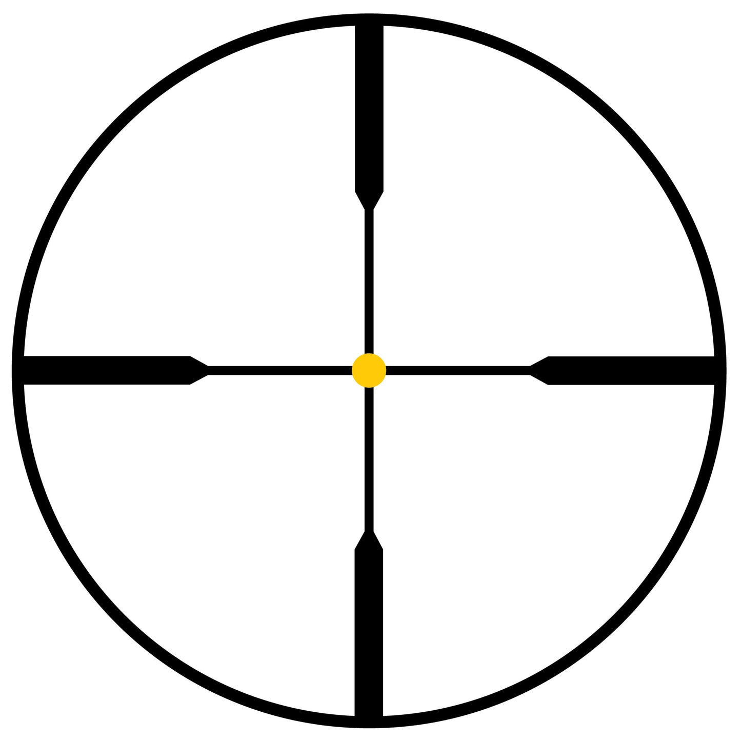 Trijicon AccuPoint 2.5-10x56 Rifle Scope with Amber Dot Reticle and 56mm Objective