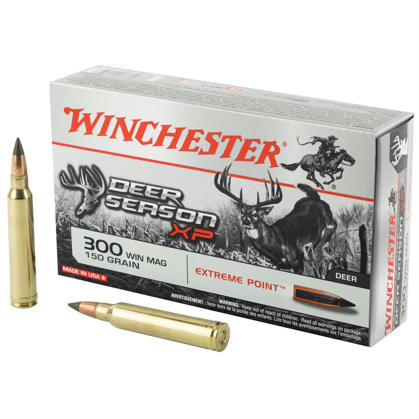 Winchester Ammunition Deer Season XP 150 Grain Polymer Tip for 300 Winchester Magnum