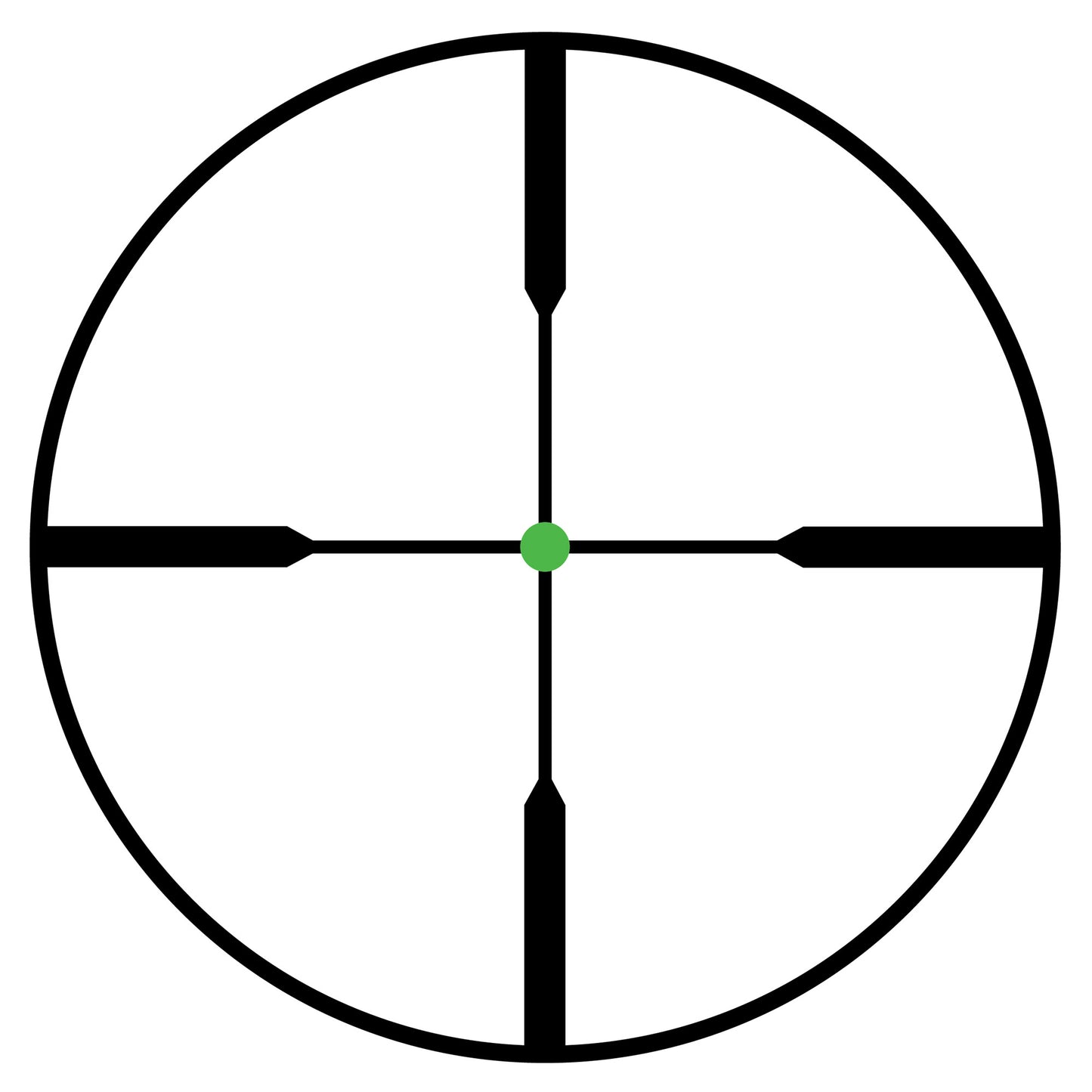 Trijicon AccuPoint 5-20x50 Rifle Scope with Duplex Green Dot Reticle