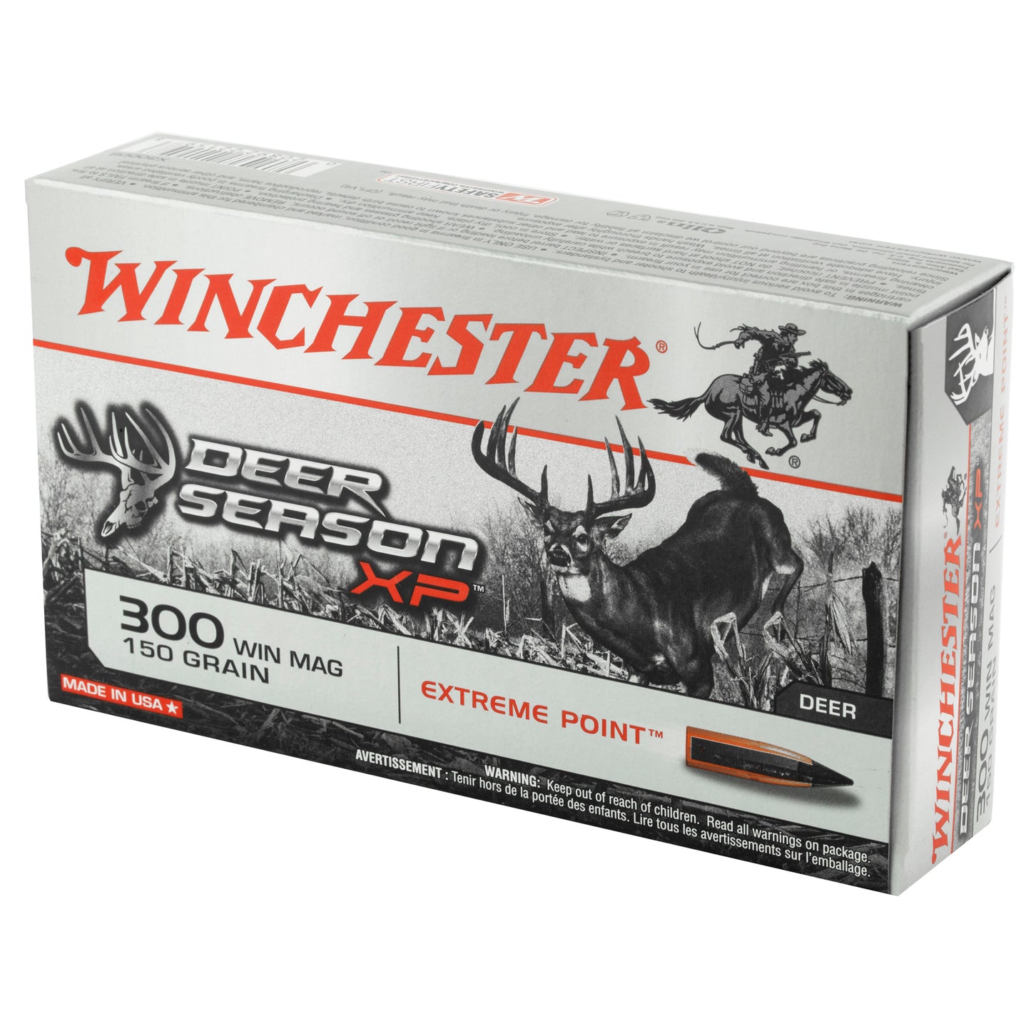 Winchester Ammunition Deer Season XP 150 Grain Polymer Tip for 300 Winchester Magnum