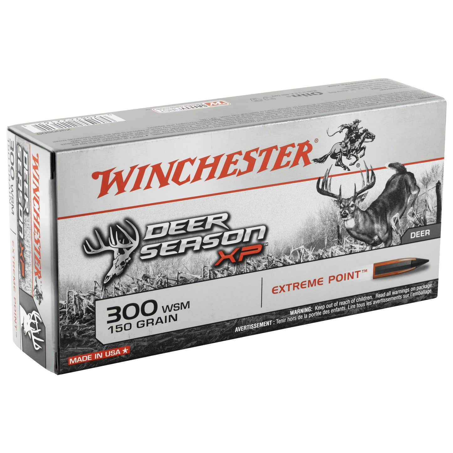 Winchester Ammunition Deer Season XP 150 Grain 300 Winchester Short Magnum Polymer Tip - 20 Rounds