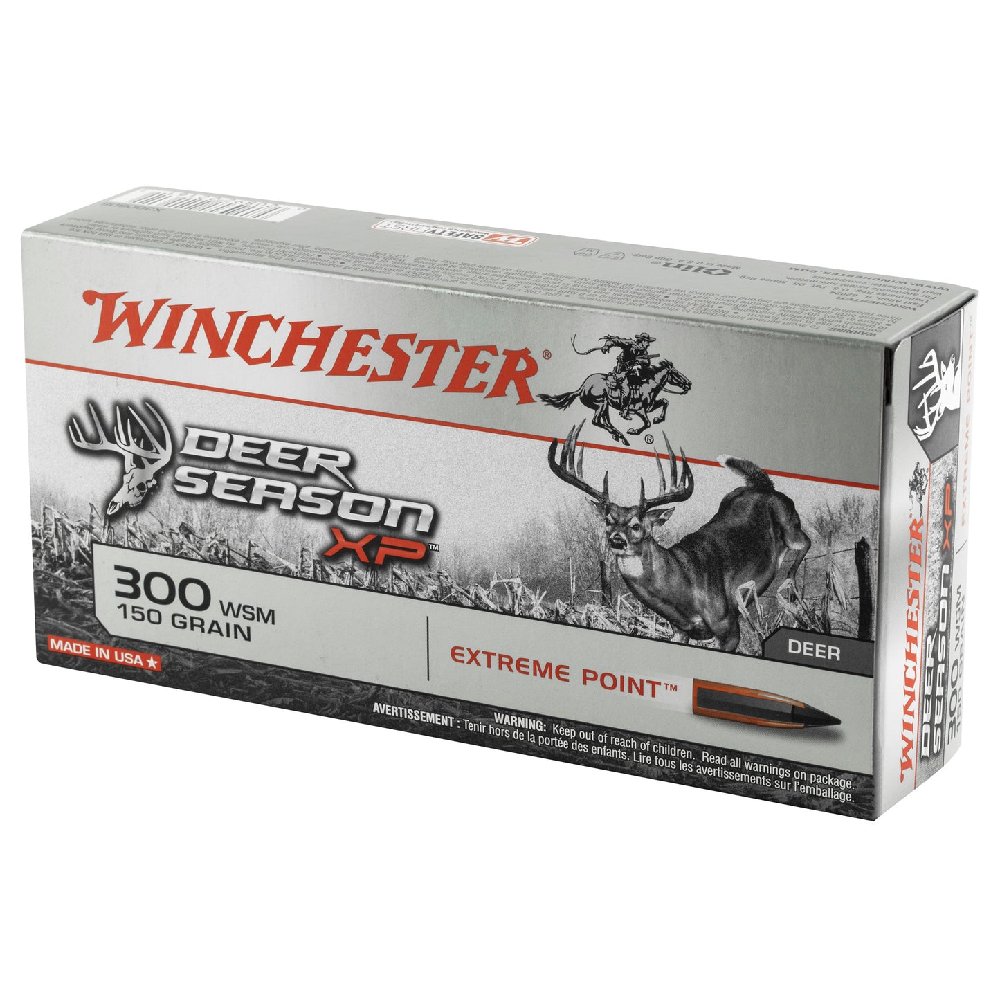 Winchester Ammunition Deer Season XP 150 Grain 300 Winchester Short Magnum Polymer Tip - 20 Rounds