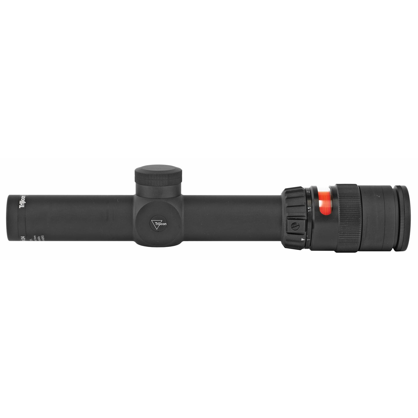 Trijicon AccuPoint 1-4x24 Red Triangle Post Rifle Scope with 30mm Tube