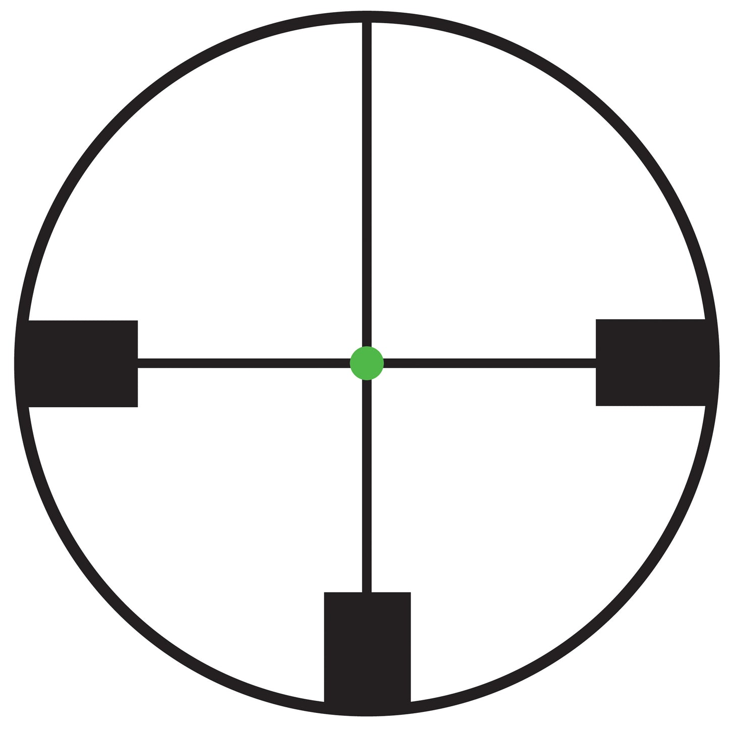 Trijicon AccuPoint 1-6x24 Riflescope with German #4 Crosshair Green Dot Reticle