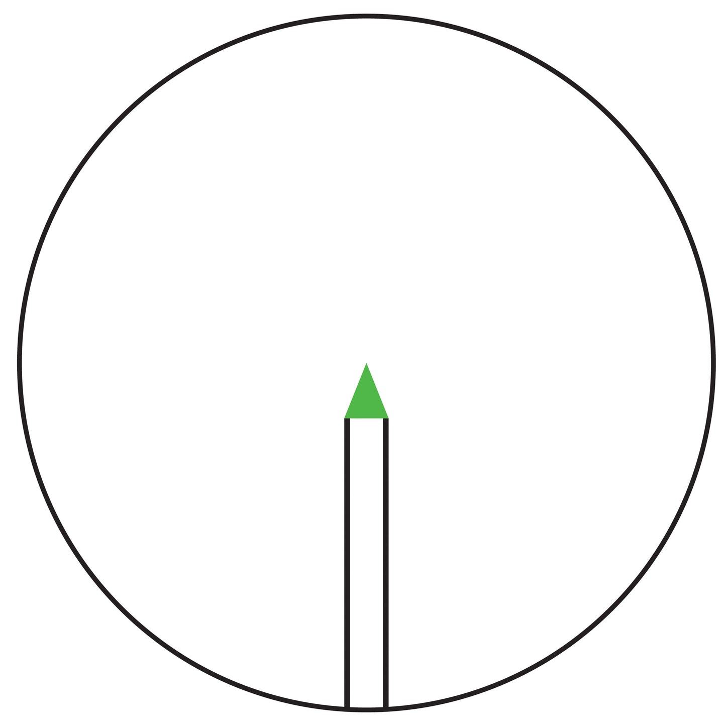 Trijicon AccuPoint 1-6x24 BAC Green Triangle Post Riflescope