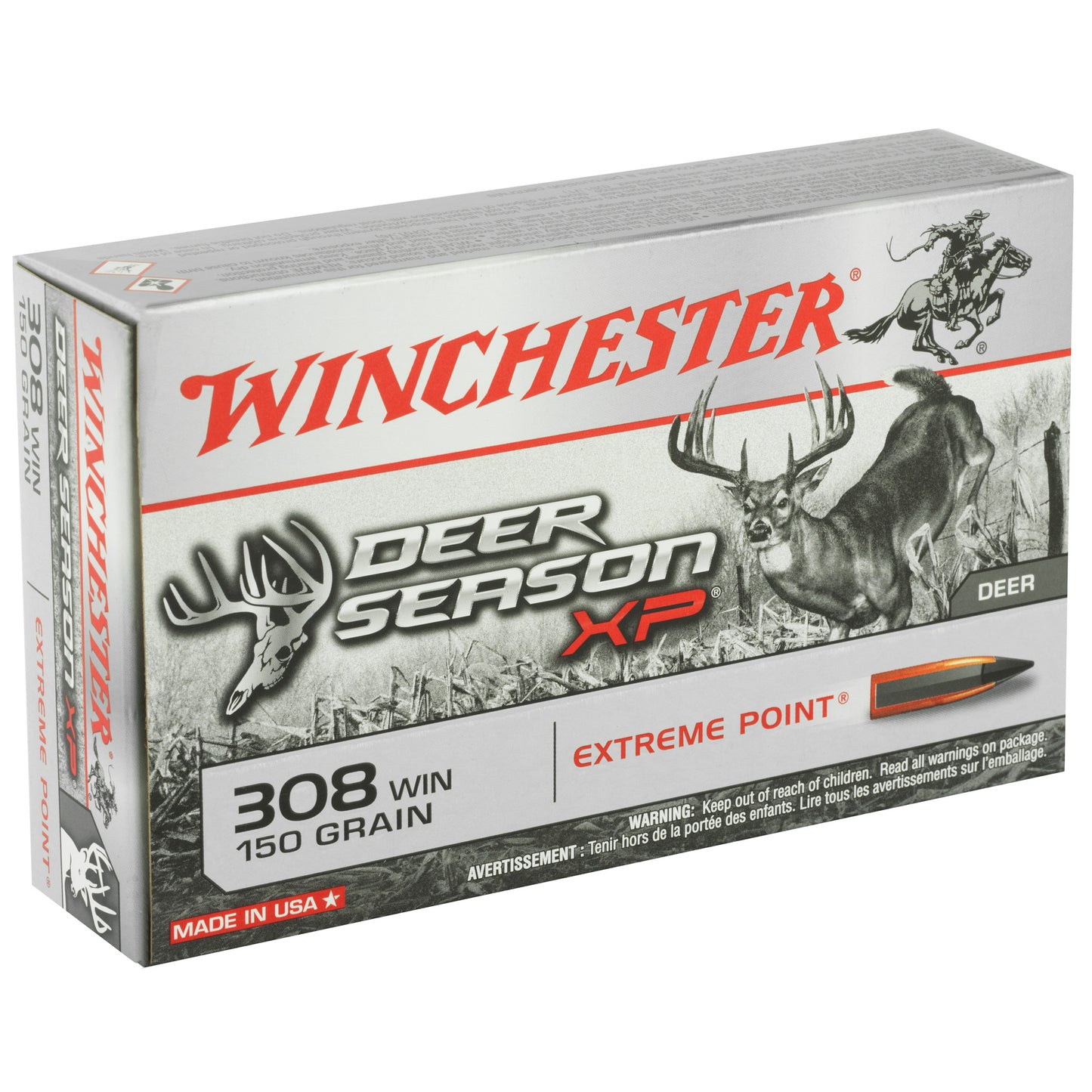 Winchester Ammunition Deer Season XP 308 Winchester 150 Grain Polymer Tip - 20 Rounds