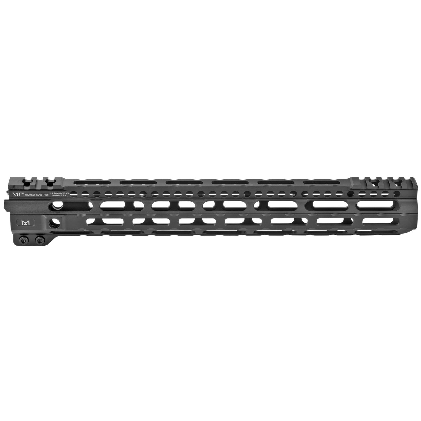 Midwest Industries Combat Rail Lightweight Series Handguard 14-Inch M-LOK - Black
