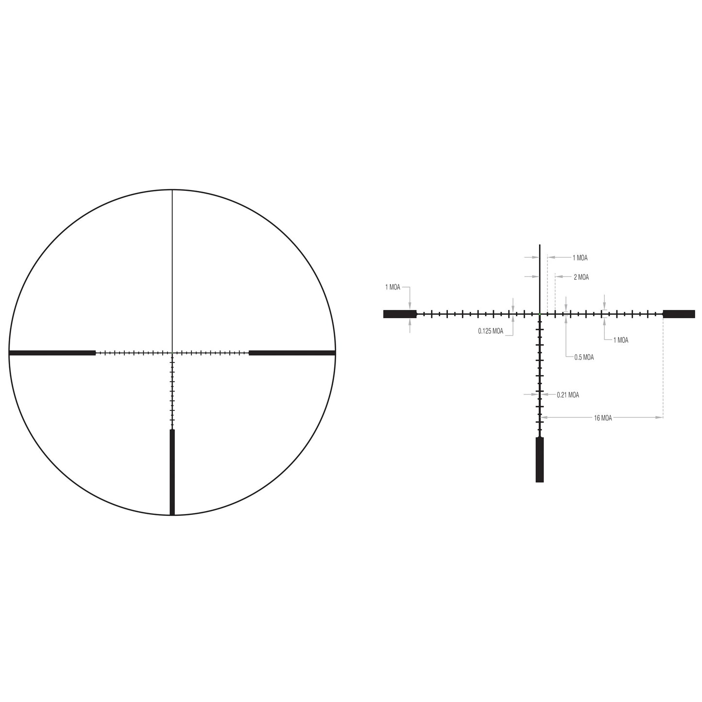 Trijicon AccuPoint 5-20x50 Rifle Scope with MOA Ranging Crosshair Green Dot Reticle