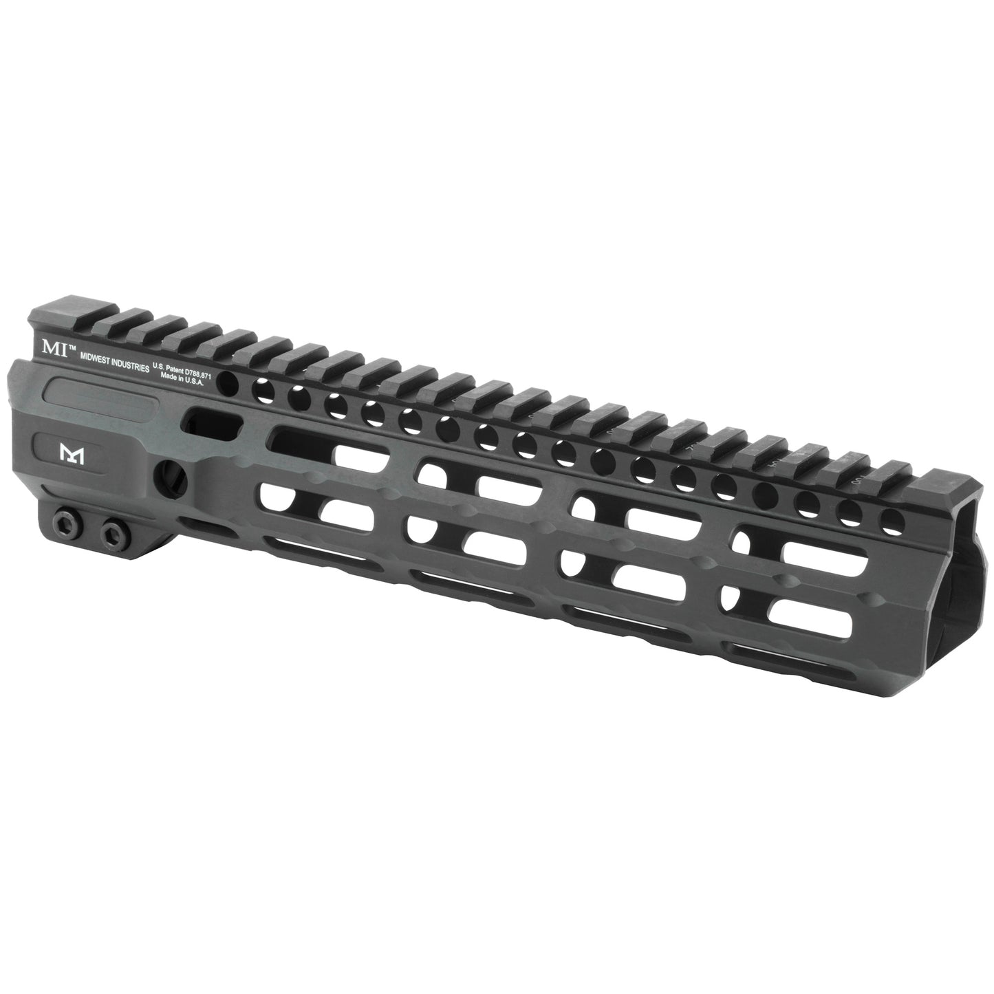Midwest Industries Combat Rail M-Lok Handguard 9.5 Inches * Rugged Black Aluminum for AR-15 Rifles