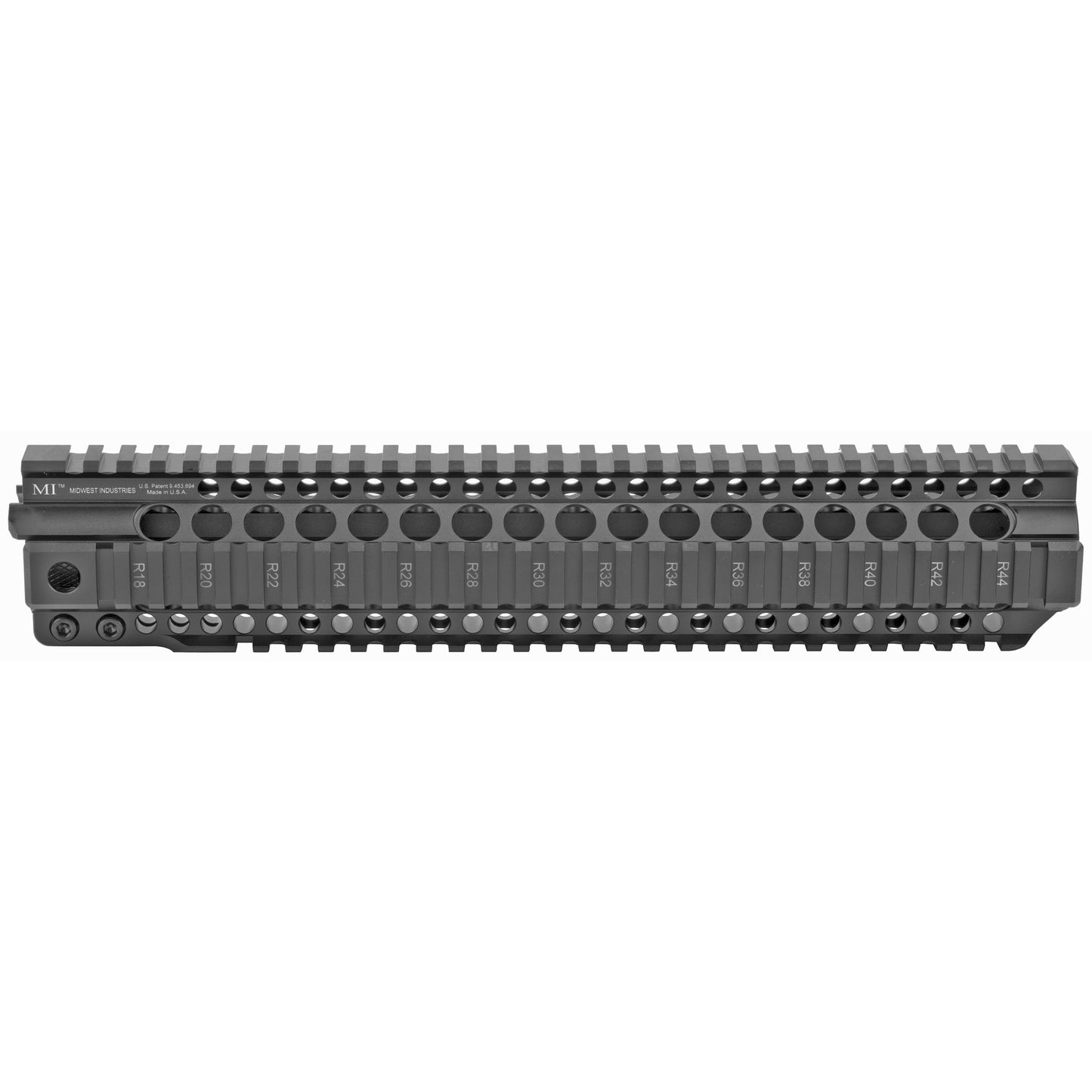 Midwest Industries MI-CRT12.625 T-Series Combat Rail Handguard - 12.625 Inches, Black