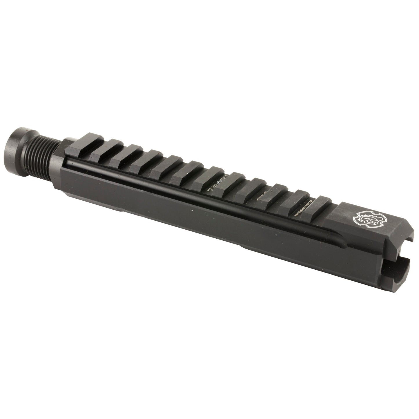TROY Industries AK47 Railed Gas Tube with Picatinny Rail - Black (Part Number: SRAI-AK1-T0BT-00)