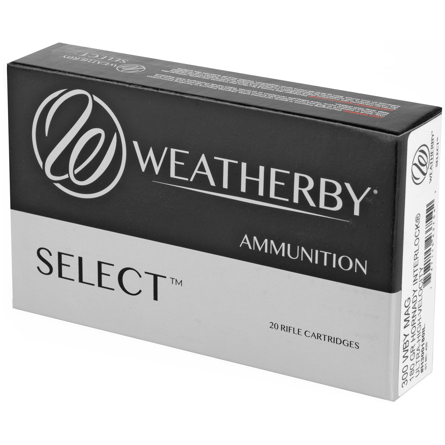 Weatherby 300 Weatherby Magnum Select InterLock 180 Grain Ammunition - 20 Rounds