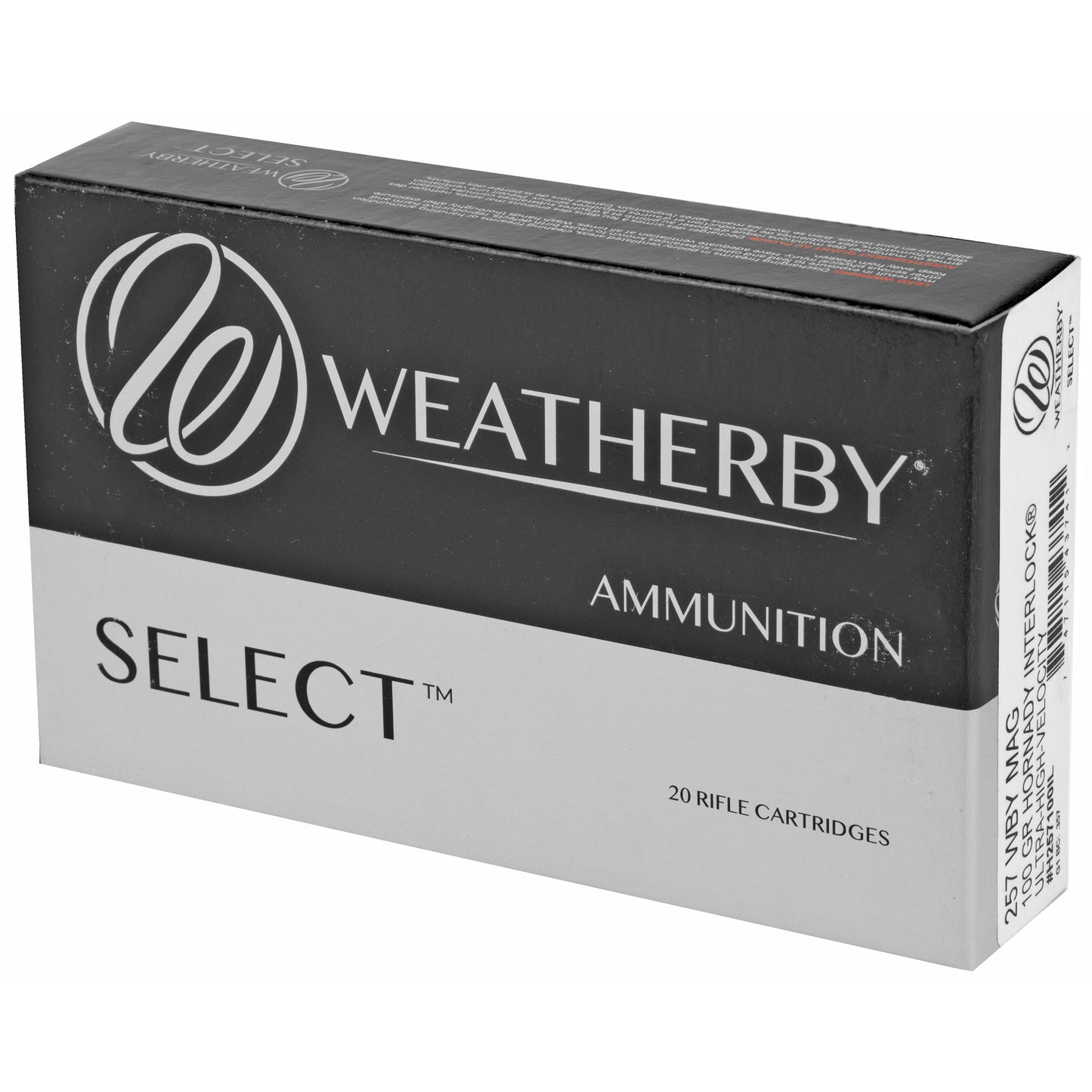 Weatherby Select 257 Weatherby Magnum 100-Grain InterLock Ammunition - 20 Rounds