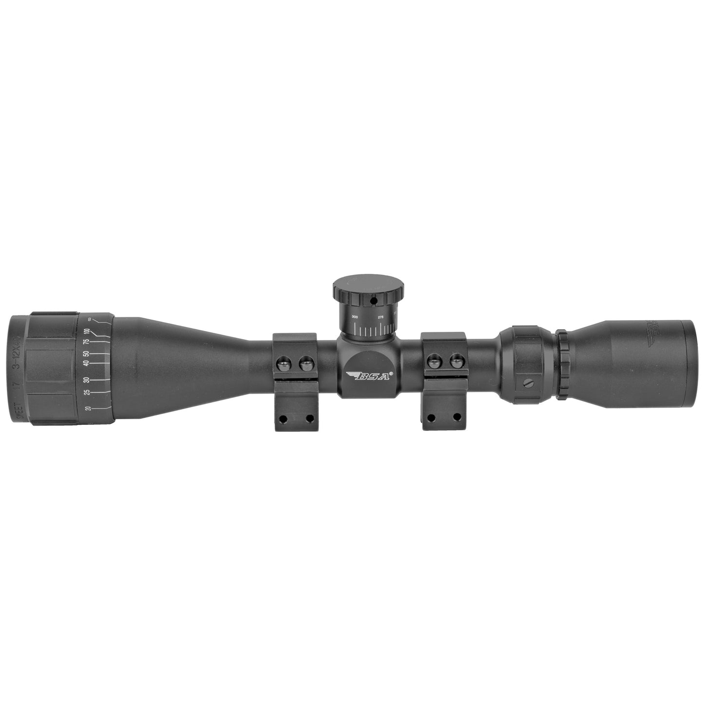 BSA Optics Sweet 17 3-12x40 Rifle Scope for .17 HMR * Black