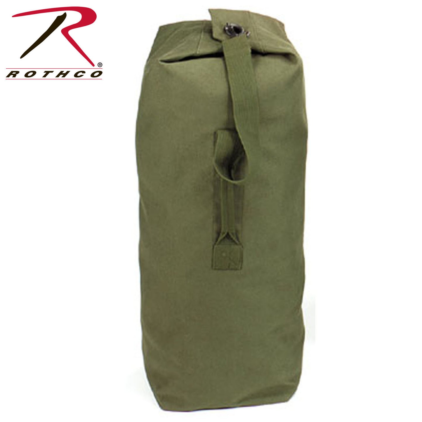 Rothco Heavyweight Top Load Canvas Duffle Bag Olive Drab Size 25" x 42"